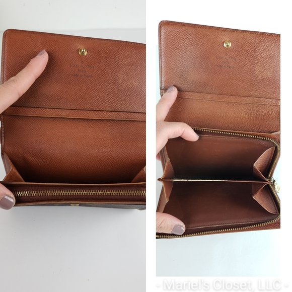 Authentic Louis Vuitton Porte Monnaie Billets Tresor #2730M - Picture 4 of 8